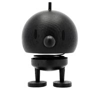 Hoptimist Bumble - Figura decorativa de madera y amuleto de la suerte de madera, decoración escandinava, sala de estar, oficina y escritorio, grandes regalos pequeños, 7,5 x 8,5 x 10,7 cm, tamaño