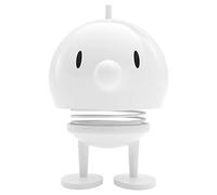 Hoptimist Bumble - Figura decorativa escandinava, decoración para salón, escritorio, oficina, pequeños regalos, 7,5 x 8,5 x 10,7 cm, tamaño mediano, color blanco