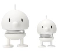 Hoptimist Bumble Set Limited Edition - Figuras Decorativas escandinavas para Sala de Estar y Oficina, pequeños Regalos Divertidos, XS y pequeños, Color Blanco