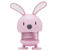 Hoptimist Conejo de Pascua, decoración de Mesa Linda para Pascua, pequeños Regalos de Pascua para Adultos, decoración de Primavera para Interior, 7,5 x 5,8 x 9 cm, Rojo Claro