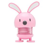 Hoptimist Conejo de Pascua, decoración de Mesa Linda para Pascua, pequeños Regalos de Pascua para Adultos, decoración de Primavera para Interior, 7,5 x 5,8 x 9 cm, Rojo Claro