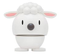 Hoptimist Cordero, decoración de Pascua, Bonita decoración de Mesa para Pascua, pequeños Regalos de Pascua, Adultos, decoración de Primavera para Interior, 7,2 x 5,8 x 7,4 cm, Color Blanco