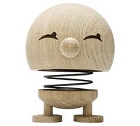 Hoptimist Decoración Figura Bimble L Roble Crudo, Figura Meneo, Madera de Roble, Marrón Claro, 14 cm