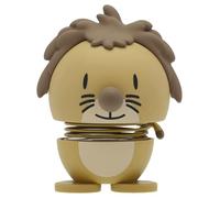 Hoptimist Figura de león blando, escandinavo, decoración de salón y escritorio, gadget de oficina, grandes regalos pequeños, 4,5 x 5,8 x 7,6 cm, pequeño, naranja