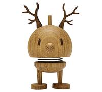 Hoptimist Figura Decorativa Reno Bumble S Roble, Figura Bamboleo, Reno, Roble, 7.8 cm