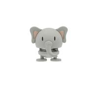 HOPTIMIST Figura decorativa Soft Elephant 7,6cm Grey gris claro