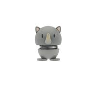 HOPTIMIST Figura decorativa Soft Rhino 7,6cm Grey gris