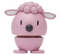 Hoptimist Lambert - Juguete rojo claro/brillante/Al. 7cm/Ø 7cm/con mecanismo de resorte