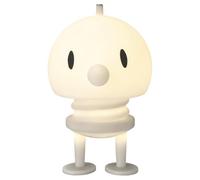 Hoptimist Lámpara LED suave, lámpara de noche táctil, lámpara inalámbrica, recargable y regulable, diseño danés, 15 x 15 x 23 cm, XL, color blanco