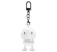 Hoptimist Mini Bumble Bag Charm, Llavero para Purses and Bags, Small Wobbly Figure Decoration, Handbag Accessory, 4 x 3,4 x 5,9 cm, Blanco