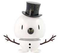Hoptimist Muñeco de Nieve Mediano Figura Deco Muñeco de Nieve Blanco Azul