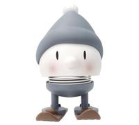 Hoptimist Skiing Bumble - Figura de esquí para Navidad, diámetro 6,1 cm, Altura 7,2 cm, tamaño pequeño, 1 Unidad, Cielo