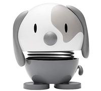 Hoptimist Wiggle Figura Perro Pequeño Figurita de Plástico Deco Gris Frío H 6 cm