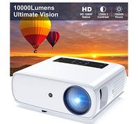 HOPVISION Proyector Portátil, 4K Supporto Cine en Casa, 9500Lumens Bluetooth Full HD 1080P, Mini Proyector Compatible con Fire Stick/Smartphone/PS5/HDMI