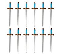 Hopzab Juego de 12 espadas piratas inflables, espadas inflables de PVC para niños, accesorios de disfraz de cosplay, accesorios de fiesta pirata, suministros de fiesta de Halloween, decoraciones