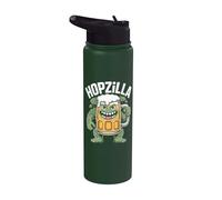 Hopzilla Cerveza Monster Hops IPA Cervecería Bar Oktoberfest Stainless Steel Insulated Water Bottle
