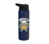 Hopzilla Cerveza Monster Hops IPA Cervecería Bar Oktoberfest Stainless Steel Insulated Water Bottle