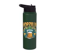 Hopzilla IPA Beer Monster Funny Beer Beber Stainless Steel Insulated Water Bottle