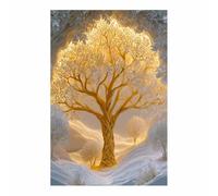 HOQIU Lienzos Decorativos Roble dorado cuadros modernos, posters para pared, Decoración de paredes de cocina, salón y baño（Multicolor-30x40cm Sin marco