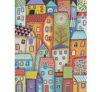 Hoqque Diamond Painting Adultos Cuadros Diamantes 40 x 30 5d Diy | Pintura Pintar con Kit Completo Punto de Cruz Puzzle Dibujos Regalo Accesorios Paisajes Salon Decoracion Modernos