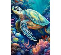 Hoqque Diamond Painting Adultos Cuadros Diamantes 40 x 30 5d Diy | Pintura Pintar con Kit Completo Punto de Cruz Puzzle Dibujos Regalo Accesorios Paisajes Salon Modernos Decoracion