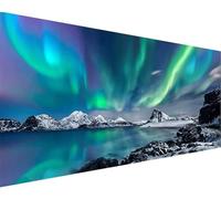 Hoqque Diamond Painting Adultos Cuadros Diamantes Grande 40 x 85 5d Diy Pintura Pintar con Kit Completo Punto de Cruz Puzzle Dibujos Regalo Accesorios Paisajes Salon Modernos Decoracion