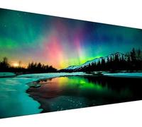 Hoqque Diamond Painting Adultos Cuadros Diamantes Grande 40 x 85 5d Diy | Pintura Pintar con Kit Completo Punto de Cruz Puzzle Dibujos Regalo Accesorios Paisajes Modernos Salon Decoracion