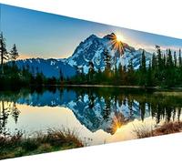 Hoqque Diamond Painting Adultos Cuadros Diamantes Grande 40 x 85 5d Diy Pintura Pintar con Kit Completo Punto de Cruz Puzzle Dibujos Paisajes Decoracion Salon Modernos Regalo Accesorios