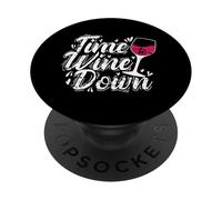 Hora de bajar el vino PopSockets PopGrip Adhesivo