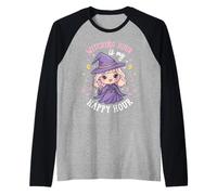 Hora de Brujas de Halloween Camiseta Manga Raglan