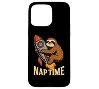 Hora de la Siesta Sloth Rocket Gráfico Divertido Humor Perezoso Carcasa para iPhone 15 Pro MAX