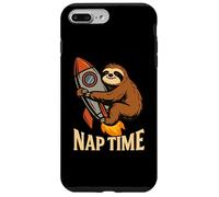 Hora de la Siesta Sloth Rocket Gráfico Divertido Humor Perezoso Carcasa para iPhone 7 Plus/8 Plus