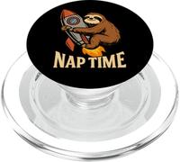 Hora de la Siesta Sloth Rocket Gráfico Divertido Humor Perezoso PopSockets PopGrip para MagSafe