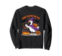 Hora de Remover la Olla Bruja Ganso Halloween Sudadera