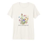 Hora de ser una Mariposa Sereno jardín Naturaleza Escena Camiseta Premium