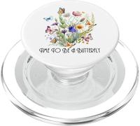 Hora de ser una Mariposa Sereno jardín Naturaleza Escena PopSockets PopGrip para MagSafe