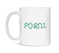 Hora Del Porno Mug Chic Taza De Café Con Asa Tazas De Cerámica Para Escuela Espresso Cappuccino Oficina 330Ml
