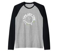Hora del té en Cualquier Momento Camiseta Manga Raglan