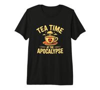 Hora del té en la Copa de Nube de Hongos nucleares Apocalypse Camiseta Premium