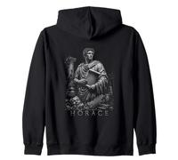 Horace Aurea Mediocritas Poeta Romano Latino Sudadera con Capucha