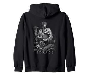 Horace Aurea Mediocritas Poeta Romano Latino Sudadera con Capucha