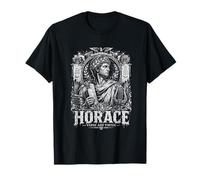 Horace Verso Y Virtud Non Omnis Moriar Camiseta