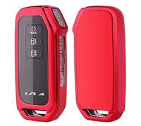 Horande Funda protectora de TPU suave para llave KIA EV6 K5 Sorento Keyless entrada llavero (rojo)