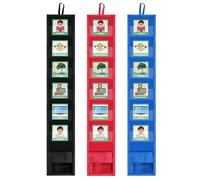 Horario diario para el hogar - Mini organizador de gráficos de bolsillo de viaje | Programa de comportamiento diario en el aula con 45 tarjetas de actividades y 9 tarjetas vacías, gráfico visual