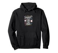 ¿Horario? I Just Vibe and Panic - Cita divertida del caos Sudadera con Capucha
