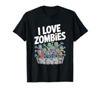 Horda de Muertos vivientes gráficos I Love Zombies Camiseta