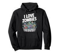 Horda de Muertos vivientes gráficos I Love Zombies Sudadera con Capucha