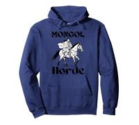 Horda Mongol Genghis Khan Era Horseman History Theme Sudadera con Capucha