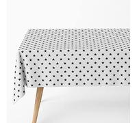Horeca Collection Maxi PRODCUTS - Rollo Mantel Papel Estrellas Negro - 1,2 x 5 M - Papel Desechable para Mesa - Diseño Estrellas - Ideal para Cocina, Jardín, Eventos y Terrazas - Rollo Mantel