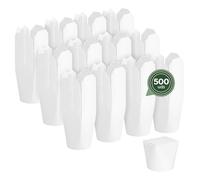 Horeca Collection MAXI PRODUCTS - Caja Para Noodles - 500 Unidades - 500 ml - Take Away Asia - Asia Food - Caja Cartón - Envases Cartón Blanco - Comida para llevar - LISTO PARA USAR